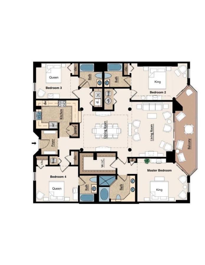 South Wind Penthouse 3 Villa Myrtle Beach Luaran gambar